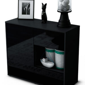 Sideboard Danica, Schwarz (92x79x35cm)