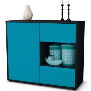 Sideboard Danica, Türkis (92x79x35cm)