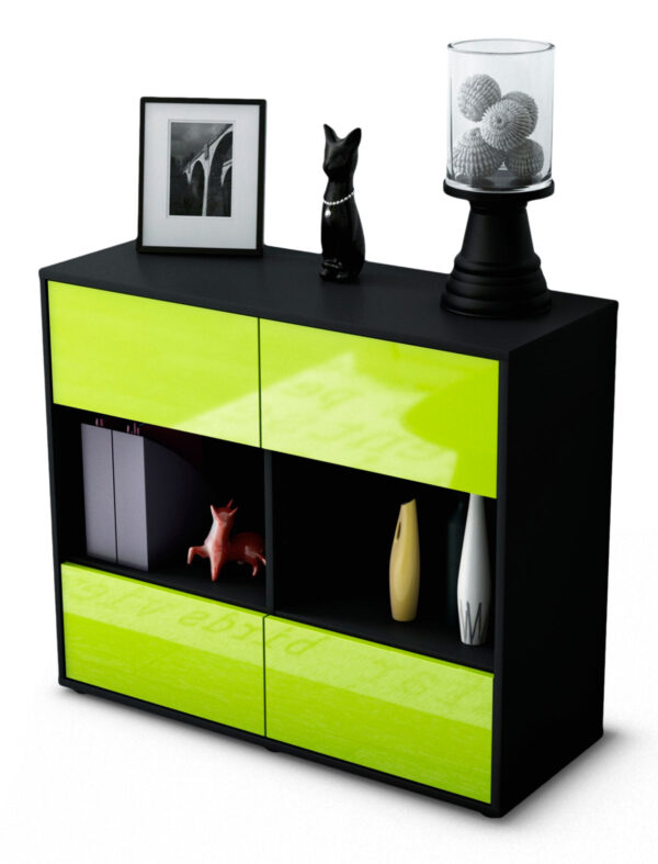 Sideboard Daniela, Grün (92x79x35cm)