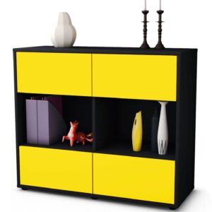 Sideboard Daniela, Gelb (92x79x35cm)
