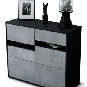 Sideboard Daria, Beton (92x79x35cm)