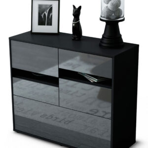 Sideboard Daria, Grau (92x79x35cm)