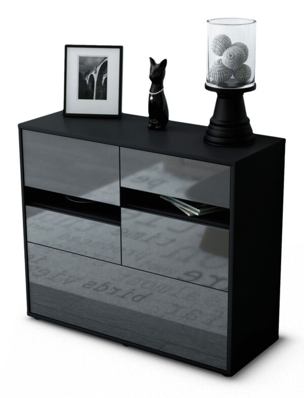 Sideboard Daria, Grau (92x79x35cm)