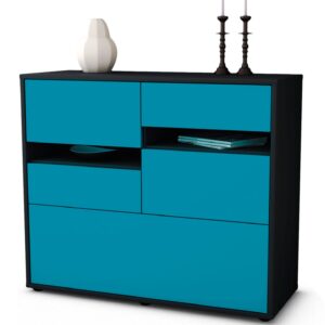 Sideboard Daria, Türkis (92x79x35cm)