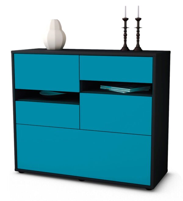 Sideboard Daria, Türkis (92x79x35cm)