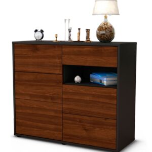 Sideboard Dariella, Walnuss (92x79x35cm)