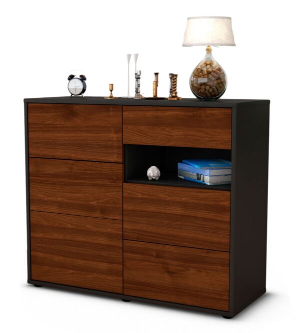 Sideboard Dariella, Walnuss (92x79x35cm)