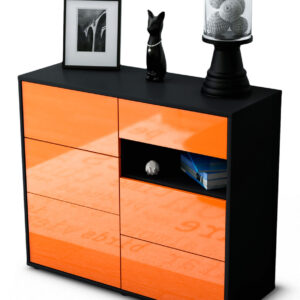 Sideboard Dariella, Orange (92x79x35cm)