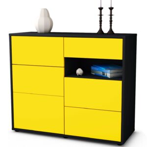 Sideboard Dariella, Gelb (92x79x35cm)