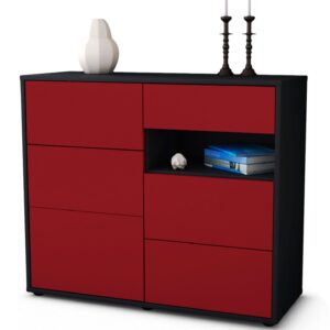Sideboard Dariella, Bordeaux (92x79x35cm)
