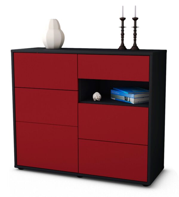 Sideboard Dariella, Bordeaux (92x79x35cm)