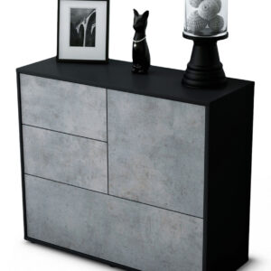 Sideboard Deanna, Beton (92x79x35cm)