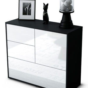 Sideboard Deanna, Weiß (92x79x35cm)
