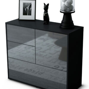 Sideboard Deanna, Grau (92x79x35cm)