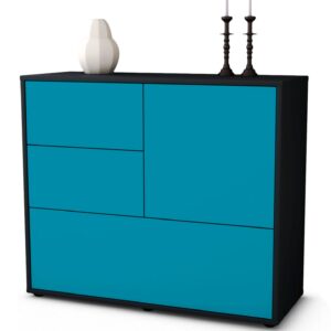 Sideboard Deanna, Türkis (92x79x35cm)