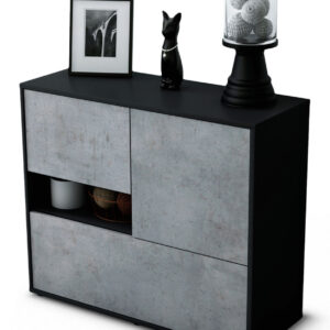 Sideboard Debora, Beton (92x79x35cm)