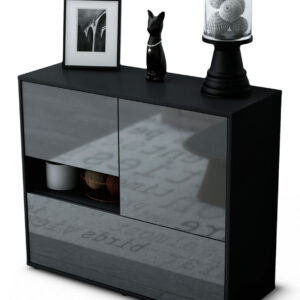 Sideboard Debora, Grau (92x79x35cm)