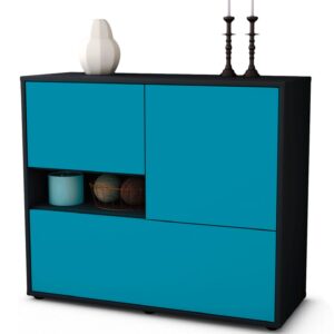 Sideboard Debora, Türkis (92x79x35cm)