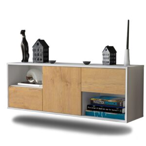Lowboard Louisville, Eiche, hängend (136x49x35cm)
