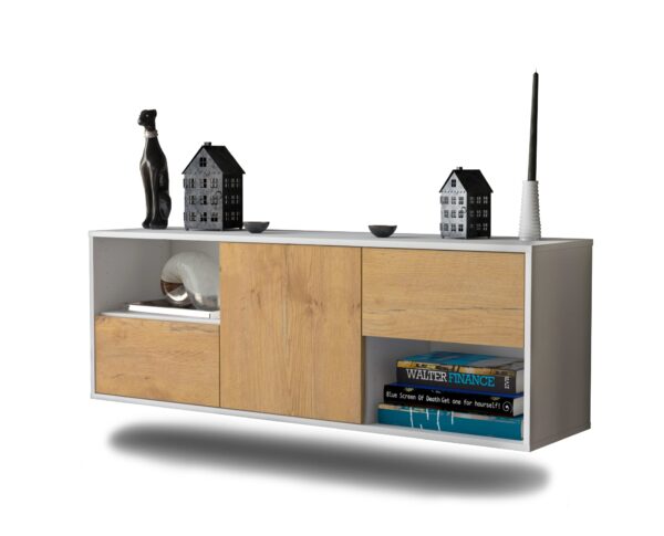 Lowboard Louisville, Eiche, hängend (136x49x35cm)