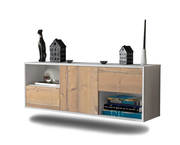 Lowboard Louisville, Pinie, hängend (136x49x35cm)