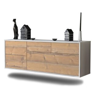 Lowboard Fresno, Pinie, hängend (136x49x35cm)