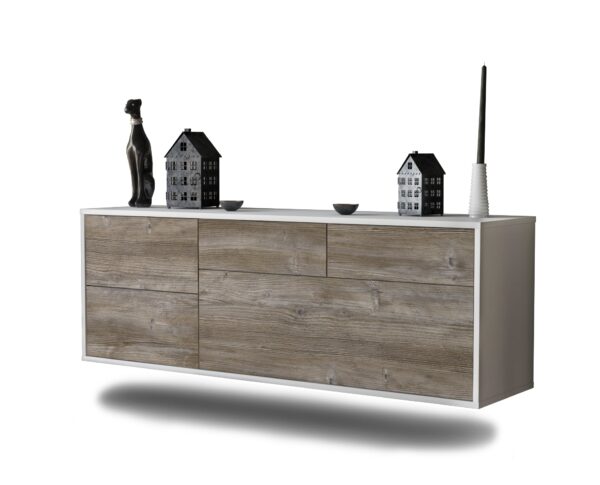 Lowboard Fresno, Treibholz, hängend (136x49x35cm)