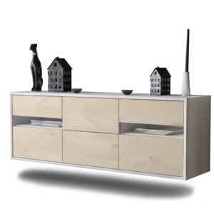 Lowboard Sacramento, Zeder, hängend (136x49x35cm)
