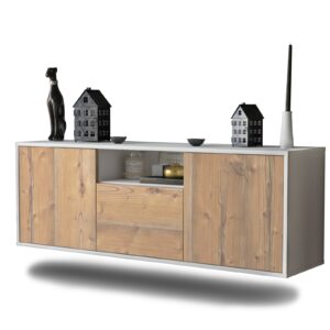 Lowboard Mesa, Pinie, hängend (136x49x35cm)