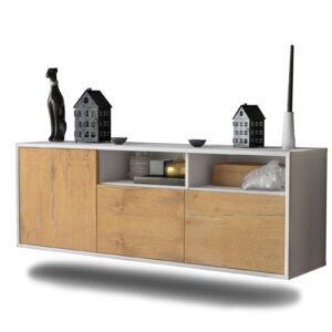 Lowboard Omaha, Eiche, hängend (136x49x35cm)