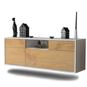 Lowboard Oakland, Eiche, hängend (136x49x35cm)