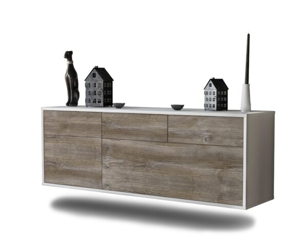 Lowboard Tulsa, Treibholz, hängend (136x49x35cm)