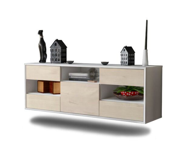 Lowboard St. Louis, Zeder, hängend (136x49x35cm)