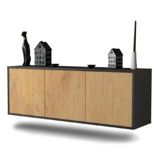 Lowboard Seattle, Eiche, hängend (136x49x35cm)