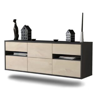 Lowboard Sacramento, Zeder, hängend (136x49x35cm)