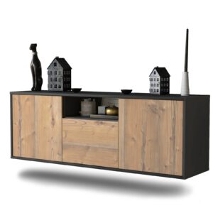 Lowboard Mesa, Pinie, hängend (136x49x35cm)
