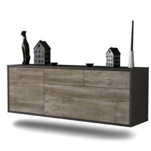Lowboard Tulsa, Treibholz, hängend (136x49x35cm)
