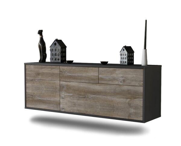 Lowboard Tulsa, Treibholz, hängend (136x49x35cm)