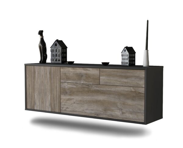 Lowboard Colorado Springs, Treibholz, hängend (136x49x35cm)
