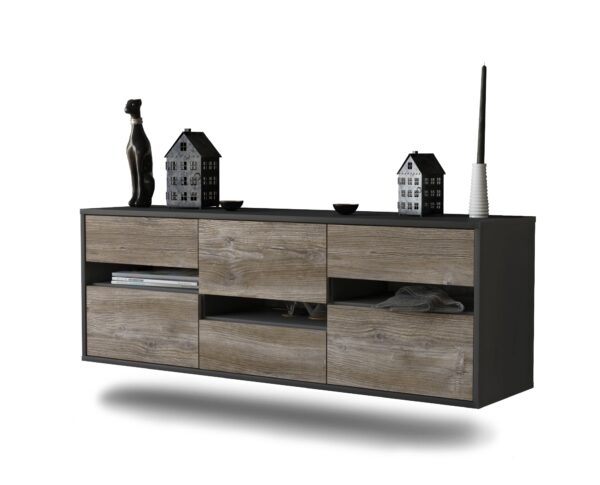 Lowboard Honolulu, Treibholz, hängend (136x49x35cm)