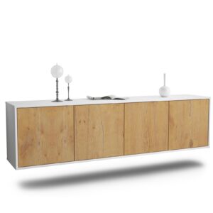Lowboard Anaheim, Eiche, hängend (180x49x35cm)