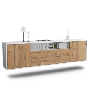 Lowboard Stockton, Pinie, hängend (180x49x35cm)