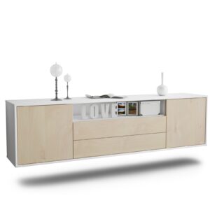 Lowboard Stockton, Zeder, hängend (180x49x35cm)