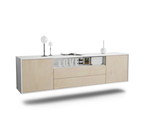 Lowboard Stockton, Zeder, hängend (180x49x35cm)