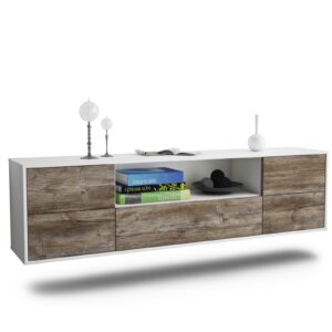 Lowboard Buffalo, Treibholz, hängend (180x49x35cm)
