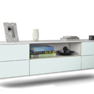 Lowboard Buffalo, Mint, hängend (180x49x35cm)