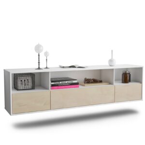 Lowboard Plano, Zeder, hängend (180x49x35cm)