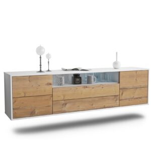 Lowboard Fort Wayne, Pinie, hängend (180x49x35cm)