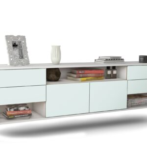 Lowboard Jersey City, Mint, hängend (180x49x35cm)