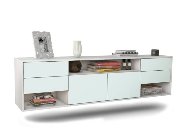 Lowboard Jersey City, Mint, hängend (180x49x35cm)